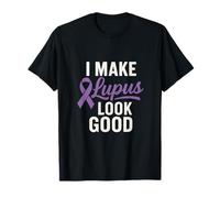 I Make Lupus Look Good - Purple Ribbon Awareness T-Shirt