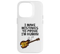 I Make Mistakes To Prove I'm Human, Mandolin Folk Musician Case for iPhone 14 Pro