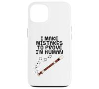 I Make Mistakes To Prove I'm Human, Recorder Player Funny Case for iPhone 13
