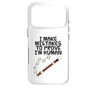 I Make Mistakes To Prove I'm Human, Recorder Player Funny Case for iPhone 17 Pro