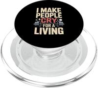 I Make People Cry For A Living Trainer Joke PopSockets PopGrip for MagSafe