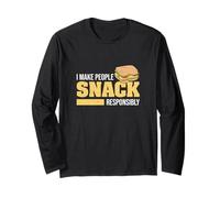 I Make People Snack Responsibly A Food Science Practitioner Long Sleeve T-Shirt