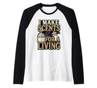 I Make Scents for A Living Candle Making Business Raglan Baseball Tee