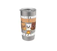 I Make Smore Friends At Camp Marshmallow Campfire Stainless Steel Insulated Tumbler