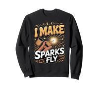 I Make Sparks Fly Electrician Electrical Sparky Sweatshirt
