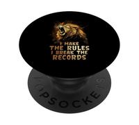 I MAKE THE RULES I BREAK THE RECORDS PopSockets Adhesive PopGrip