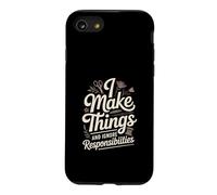 I Make Things And Ignore Responsibilities Crafting Case for iPhone SE (2020) / 7/8