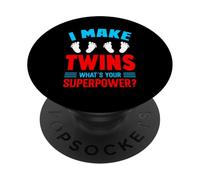 I Make Twins What's Your Superpower? PopSockets Adhesive PopGrip