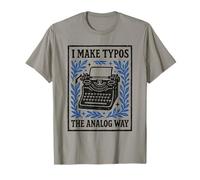 I Make Typos The Analog Way | Retro Typewriter T-Shirt