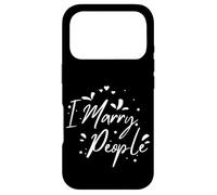 I Marry People Quote Wedding Officiant Marriage Ceremony Case for iPhone 17 Pro
