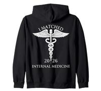 I Matched Internal Medicine 2026 Resident Residency Zip Hoodie