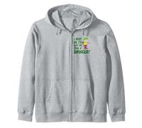 I May Be 75 But I'm Still A Swinger (Golfer) 75th Birthday Zip Hoodie