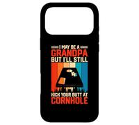 I May Be A Grandpa But I'll Still Kick Your Butt At Cornhole Case for iPhone 17 Pro Max