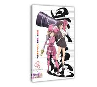 I May Be A Guild Receptionist, But I'll Solo Any Boss to Clock Out on Time Anime 1 Canvas Poster Bedroom Decor Landscape Office Room Decor Gift 16x24inch(40x60cm)