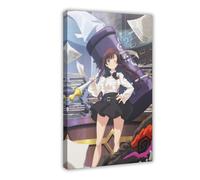 I May Be A Guild Receptionist, But I'll Solo Any Boss to Clock Out on Time Anime Canvas Poster Bedroom Decor Landscape Office Room Decor Gift 24x36inch(60x90cm)