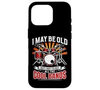 I May Be Old But I Got To See All Cool Bands Retro Music Case for iPhone 16 Pro