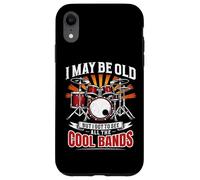 I May Be Old But I Got To See All Cool Bands Retro Music Case for iPhone XR