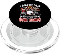 I May Be Old But I Got To See All Cool Bands Retro Music PopSockets PopGrip for MagSafe