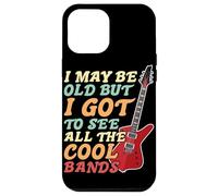 I May Be Old But I Got To See All The Cool Bands Bass Guitar Case for iPhone 12 Pro Max