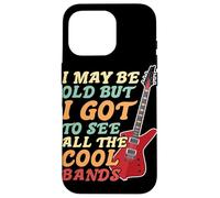 I May Be Old But I Got To See All The Cool Bands Bass Guitar Case for iPhone 16 Pro