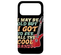 I May Be Old But I Got To See All The Cool Bands Bass Guitar Case for iPhone 17 Pro Max