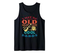 I May Be Old But I Got to See All The Cool Bands Nostalgic Tank Top