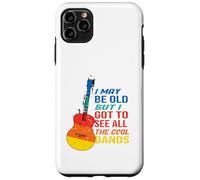I May Be Old But I Got To See All The Cool Bands Retro Music Case for iPhone 11 Pro Max