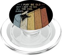 I May Be Old But I Got To See All The Cool Bands Retro PopSockets PopGrip for MagSafe