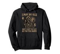 I May Be Old But I Got To See All The Cool Bands Retro Rock Pullover Hoodie
