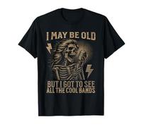 I May Be Old But I Got to See All The Cool Bands Retro Rock T-Shirt