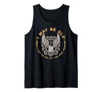 I May Be Old But I Got to See All The Cool Bands Retro Rock Tank Top