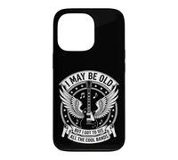 I May Be Old But I Got To See All The Cool Bands Rock Guitar Case for iPhone 13 Pro