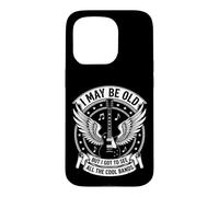 I May Be Old But I Got To See All The Cool Bands Rock Guitar Case for iPhone 15 Pro