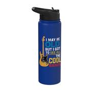 I May Be Old But I Got to See All The Cool Bands Stainless Steel Insulated Water Bottle