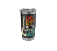 I May Be Old But I Got to See - Guitar Player Stainless Steel Insulated Tumbler