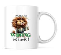 I May Be Wrong But I Doubt It Tea Mugs Luxury Ceramic Drinkware with Handle Tea Cup for Beverages Milk Latte 330Ml