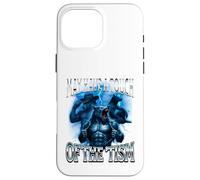 I May Have a Touch of the Tism Alpha Male Wolf Meme Case for iPhone 16 Pro Max