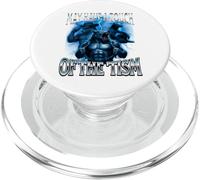 I May Have a Touch of the Tism Alpha Male Wolf Meme PopSockets PopGrip for MagSafe