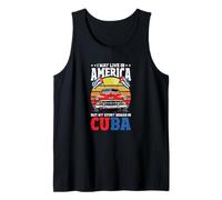 I May Live in America But My Story Began in Cuba Roots Tank Top
