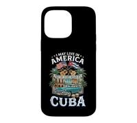 I May Live in America My Story Began in Cuba Vintage Case for iPhone 14 Pro Max