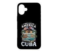 I May Live in America My Story Began in Cuba Vintage Case for iPhone 16 Plus
