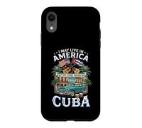 I May Live in America My Story Began in Cuba Vintage Case for iPhone XR