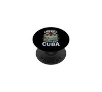 I May Live in America My Story Began in Cuba Vintage PopSockets Adhesive PopGrip