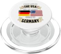 I May Live In The USA But My Story Began In Germany USA Flag PopSockets PopGrip for MagSafe