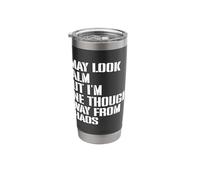 I May Look Calm But I'm One Thought Away from Chaos Stainless Steel Insulated Tumbler