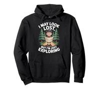I May Look Lost But I'm Just Exploring Kids Pullover Hoodie