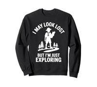 I May Look Lost But I'm Just Exploring Kids Sweatshirt