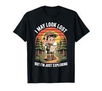 I May Look Lost But I'm Just Exploring Kids T-Shirt