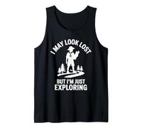 I May Look Lost But I'm Just Exploring Kids Tank Top