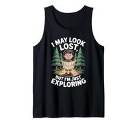 I May Look Lost But I'm Just Exploring Kids Tank Top